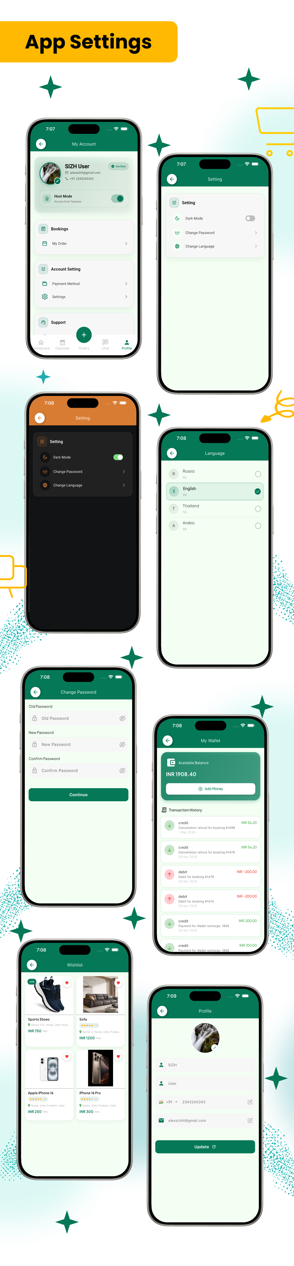 App Settings